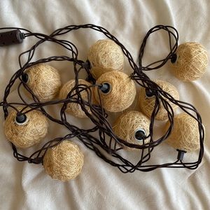 11ft wicker ball string lights